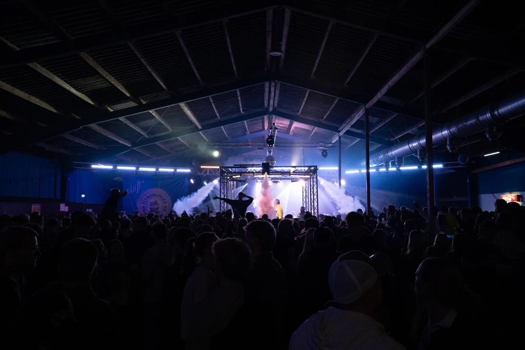 Blick in die Wiesenhalle